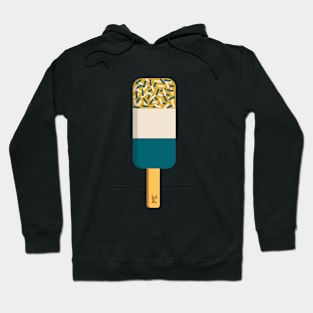 Green and gold fab ice lolly Hoodie